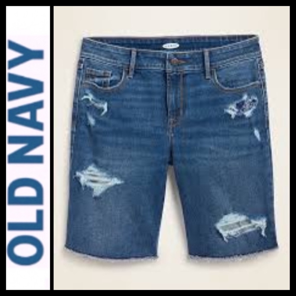 NWT Old Navy Mid-Rise 9” Bermuda Shorts